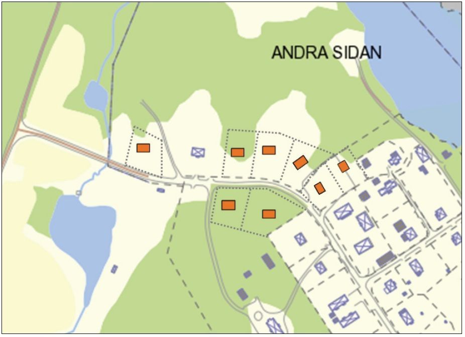 Bild som visar karta med aktuellt område från Program för Andra Sidan